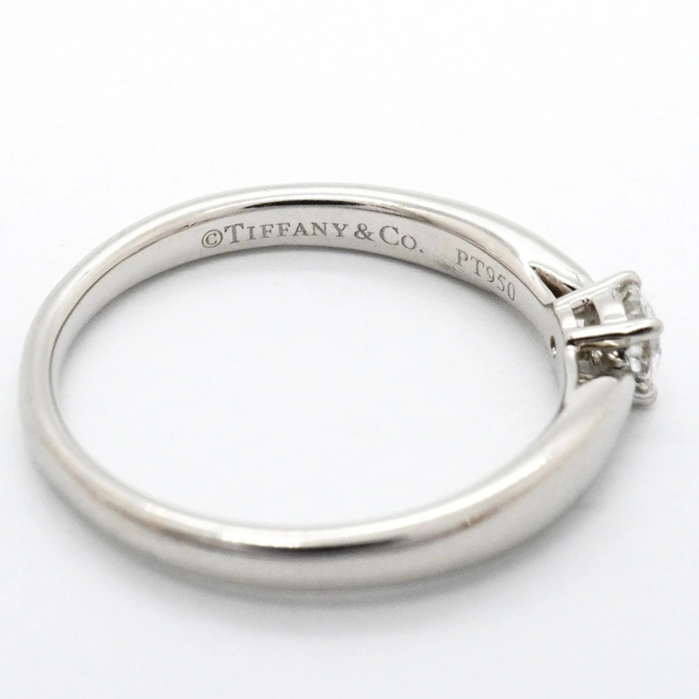 TIFFANY Silver Diamond Ring - Picture 4 of 7